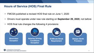 Hours-of-Service Regulations Changes